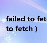 failed to fetch data from server(failed to fetch)2022-06-24科技