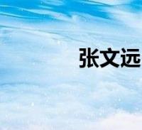 张文远(关于张文远的介绍)2022-08-04综合百科张文远,关于张文远的