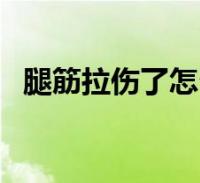 腿筋拉伤了怎么治疗(腿筋拉伤了怎么办)