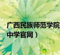广西民族师范学院附属中学分数线(广西民族师范学院附属中学官网)