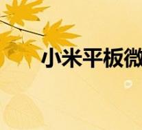 小米平板微信闪退(小米9微信闪退)