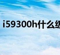 i59300h什么级别的（i59300h什么级别的）