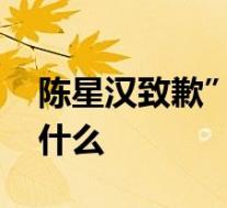 陈星汉致歉”光遇明制帽事件” 到底发生了什么