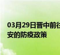 03月29日晋中前往西安出行防疫政策查询-从晋中出发到西安的防疫政策