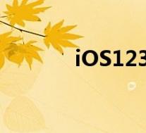 iOS123 正式版 具体是啥情况