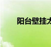 阳台壁挂太阳能(阳台壁挂太阳能)