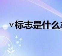 ∨标志是什么车(有个丅标志的是什么车)