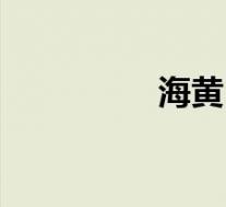 海黄(关于海黄的介绍)