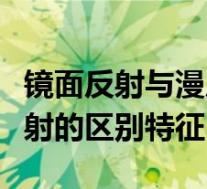 镜面反射与漫反射的不同点(镜面反射和漫反射的区别特征)