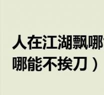 人在江湖飘哪能不挨刀歌曲歌词(人在江湖飘哪能不挨刀)
