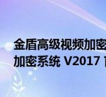 金盾高级视频加密系统 V2017 官方最新版(金盾高级视频加密系统 V2017 官方最新版功能简介)