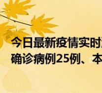 今日最新疫情实时消息 1日0-21时，新疆乌鲁木齐新增本土确诊病例25例、本土无症状感染者329例