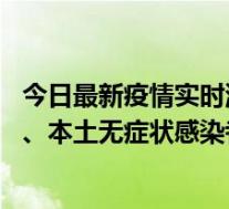 今日最新疫情实时消息 福建11月1日新增本土确诊病例39例、本土无症状感染者85例