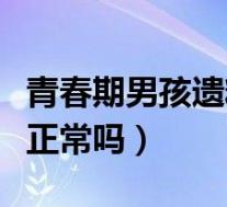 青春期男孩遗精有规律吗（青春期的男孩遗精正常吗）