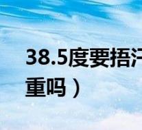 38.5度要捂汗还是散热(大人高烧38.5度严重吗)