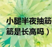 小腿半夜抽筋是什么原因引起的（半夜小腿抽筋是长高吗）