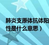 肺炎支原体抗体阳性是什么意思严重吗(肺炎支原体抗体阳性是什么意思)