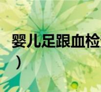 婴儿足跟血检查什么的（婴儿足跟血检查什么）