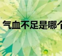 气血不足是哪个脏腑亏虚（气血亏吃什么药）