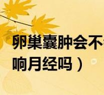 卵巢囊肿会不会导致月经不来(卵巢囊肿会影响月经吗)