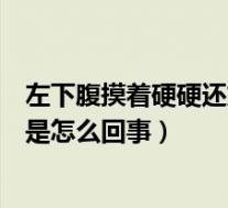 左下腹摸着硬硬还放屁是怎么回事（左下腹隐痛放屁后减轻是怎么回事）