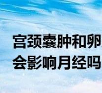 宫颈囊肿和卵巢囊肿会影响月经吗(卵巢囊肿会影响月经吗)