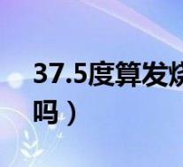 37.5度算发烧吗婴儿怎么办(37.5度算发烧吗)
