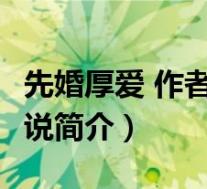 先婚厚爱 作者:莫萦(先婚厚爱-莫萦著都市小说简介)
