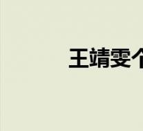 王靖雯个人简历(王靖婕简介)