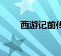 西游记前传小说(西游记前传简介)