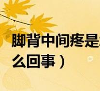 脚背中间疼是怎么回事女性（脚背中间疼是怎么回事）