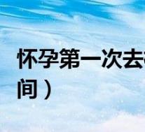 怀孕第一次去检查时间（怀孕后第一次检查时间）