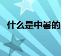 什么是中暑的原因(何为中暑有什么病因)