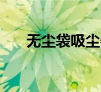 无尘袋吸尘器好用吗(无尘袋吸尘器)