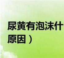 尿黄有泡沫什么原因造成的（尿黄有泡沫什么原因）