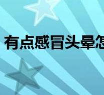 有点感冒头晕怎么回事（感冒头晕怎么回事）