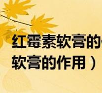 红霉素软膏的作用和功效可以祛痘吗（红霉素软膏的作用）