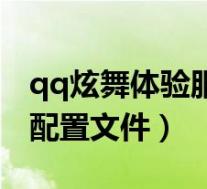 qq炫舞体验服配置文件在哪(qq炫舞体验服配置文件)