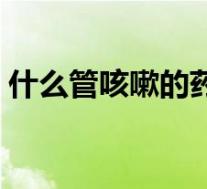 什么管咳嗽的药好使(急支糖浆治什么咳嗽)