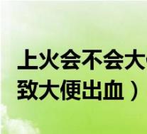上火会不会大便出血和屁股痛(上火会不会导致大便出血)