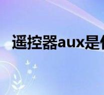遥控器aux是什么意思(AUX是什么意思)