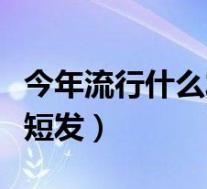 今年流行什么发型短发女(今年流行什么发型短发)