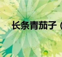 长条青茄子(小细长青茄子怎么做好吃)