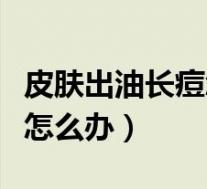 皮肤出油长痘怎么办用什么药（皮肤出油长痘怎么办）