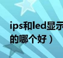 ips和led显示器哪个贵(显示器led的和ips的哪个好)