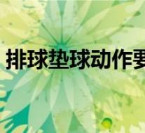 排球垫球动作要领文字(排球垫球动作要领)